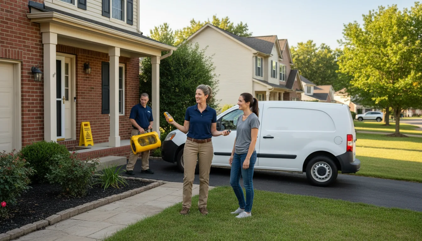 Residential water damage restoration in Lodge, SC